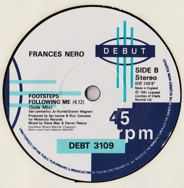 Frances Nero : Footsteps Following  Me (7", Single)