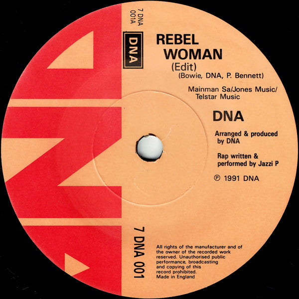 DNA : Rebel Woman (7", Single)