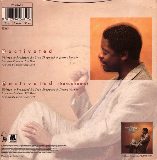 Gerald Alston : Activated (7", Single)