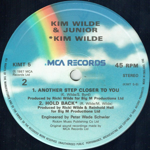 Kim Wilde And Junior (2) : Another Step (Closer To You) (12", Single)
