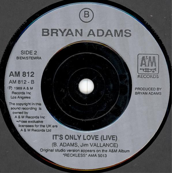 Bryan Adams : Can't Stop This Thing We Started (7", Single)