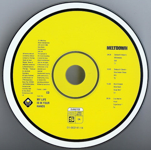 Meltdown : My Life Is In Your Hands (CD, Single)