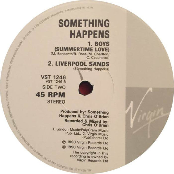 Something Happens : Hello, Hello, Hello, Hello, Hello (Petrol) (12")