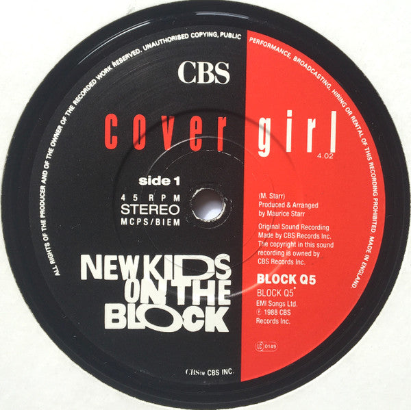 New Kids On The Block : Cover Girl (7", Single)