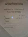 Mass Fusion : Running Back To Me (12", Promo, W/Lbl)