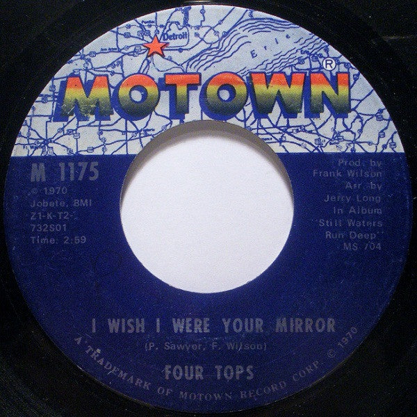 Four Tops : Just Seven Numbers (Can Straighten Out My Life) (7", Single, Mono, ARP)
