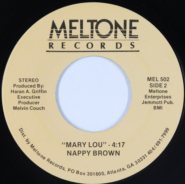 Nappy Brown : Deep Sea Diver / Mary Lou (7")