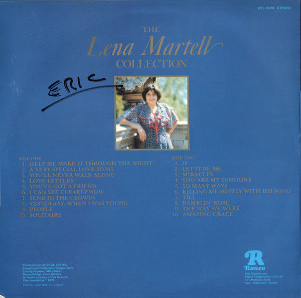 Lena Martell : The Lena Martell Collection (LP, Comp)