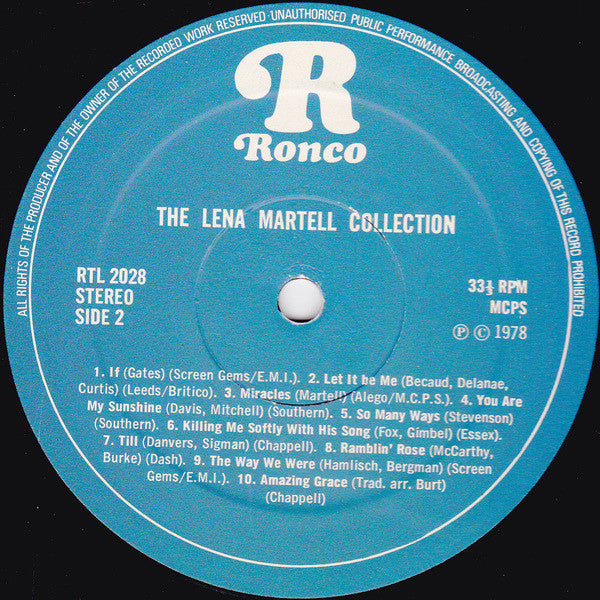 Lena Martell : The Lena Martell Collection (LP, Comp)