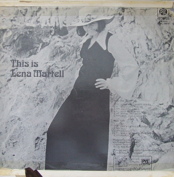 Lena Martell : This Is Lena Martell (LP, RE)