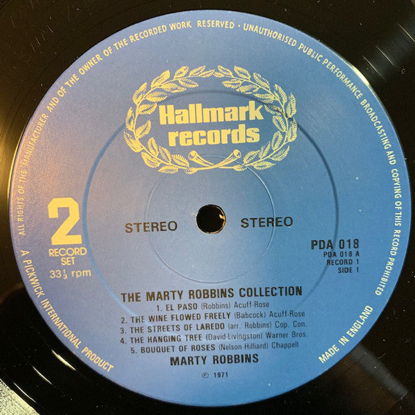 Marty Robbins : The Marty Robbins Collection (2xLP, Comp, Gat)