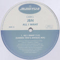 JBN : All I Want (12", Promo)