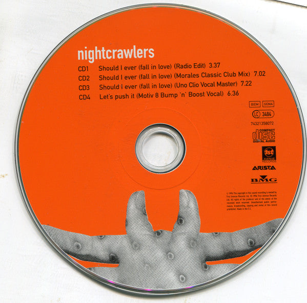 Nightcrawlers Featuring John Reid : Should I Ever (Fall In Love) (CD, Single)
