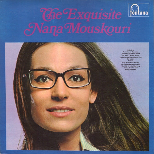 Nana Mouskouri : The Exquisite Nana Mouskouri (LP, Album)
