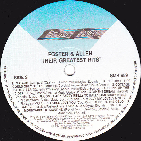Foster & Allen : The Magic Of Foster & Allen - Their Greatest Hits (2xLP, Comp)