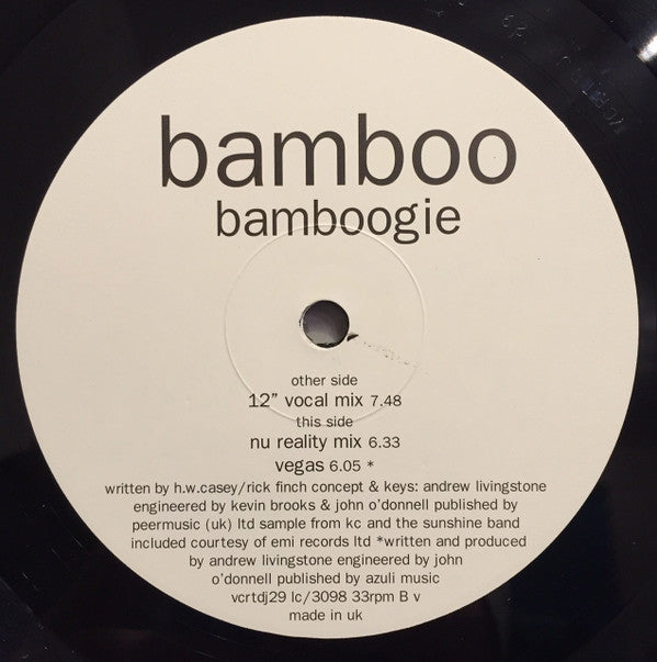 Bamboo : Bamboogie (12", Promo)