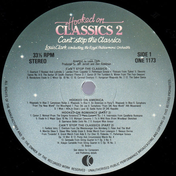 Louis Clark Conducting The Royal Philharmonic Orchestra : Hooked On Classics 2 - Can't Stop The Classics (LP)