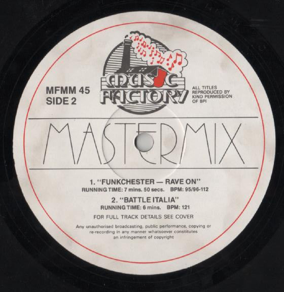 Various : Music Factory Mastermix - Issue No. 45 (2x12", P/Mixed)