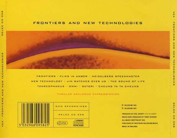 Vex (13) : Frontiers And New Technologies (CD, Album)