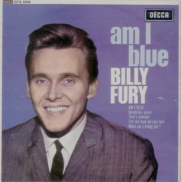 Billy Fury : Am I Blue (7", EP, Mono)