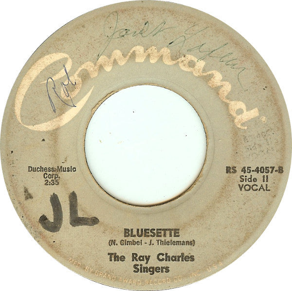 The Ray Charles Singers : One More Time / Bluesette (7", Single)