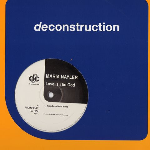 Maria Nayler : Love Is The God (12", Promo)