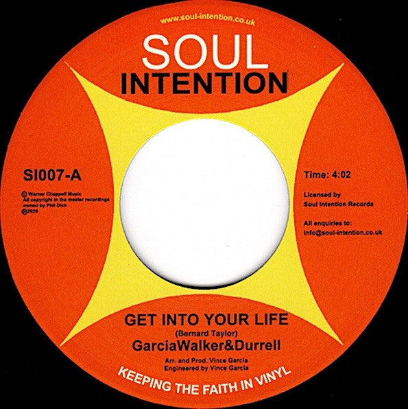 GarciaWalker&Durrell : Get Into Your Life (7")