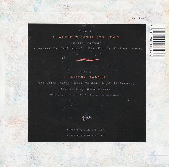 Belinda Carlisle : World Without You (7", Single)
