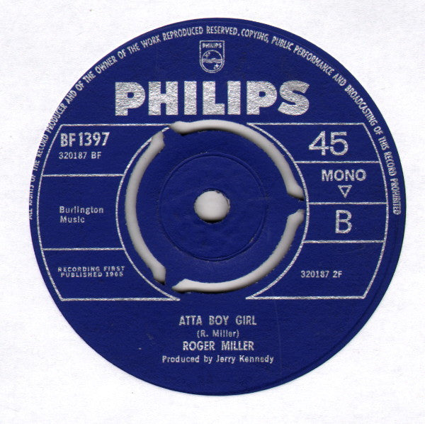 Roger Miller : King Of The Road (7", Single, Mono, Kno)