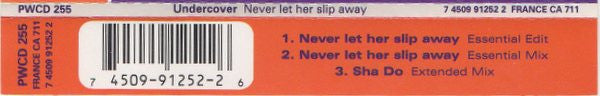 Undercover : Never Let Her Slip Away (CD, Maxi)