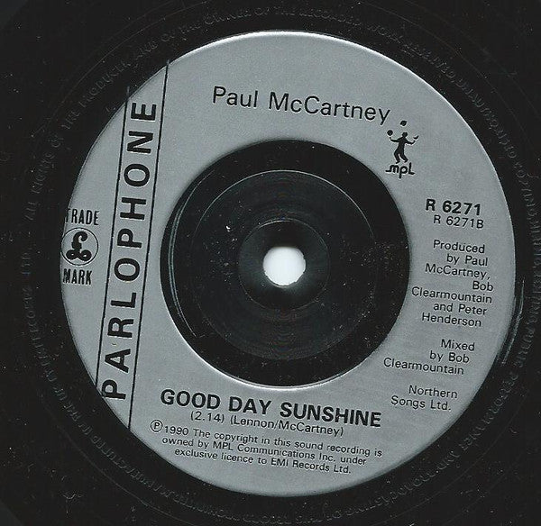 Paul McCartney : Birthday (7", Single, Sil)