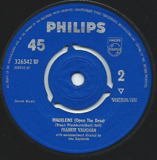 Frankie Vaughan : Hercules / Madelein Open The Door (7", Single, RE)