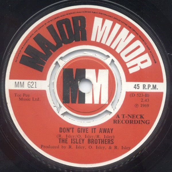 The Isley Brothers : It's Your Thing (7", Single)