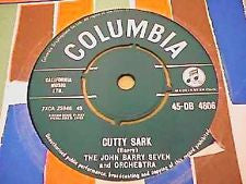 The John Barry Seven And Orchestra : Cutty Sark  (7", Single)