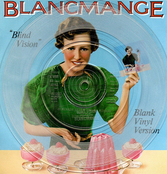 Blancmange : Blind Vision (7", Single, Cle)