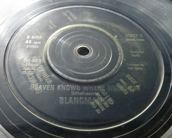 Blancmange : Blind Vision (7", Single, Cle)