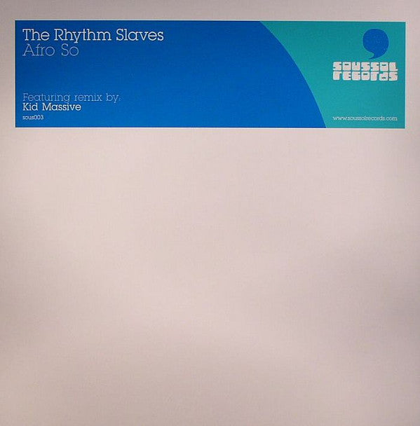 The Rhythm Slaves : Afro So (12")