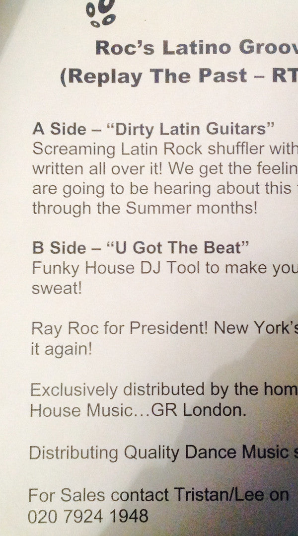 Roc Zone : Latino Grooves EP (12", EP, Promo, W/Lbl)