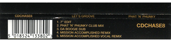 Phat 'N' Phunky : Let's Groove (CD, Single)