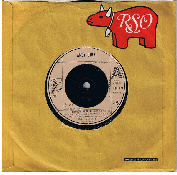 Andy Gibb : Shadow Dancing (7", Single)