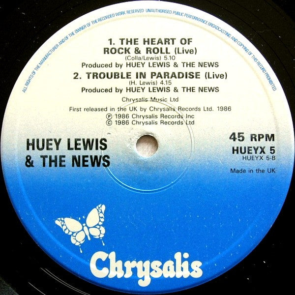 Huey Lewis & The News : Stuck With You (12", EP)