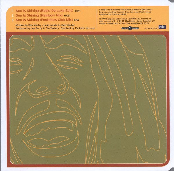 Bob Marley Vs. Funkstar De Luxe : Sun Is Shining (CD, Single)