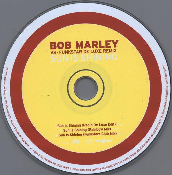 Bob Marley Vs. Funkstar De Luxe : Sun Is Shining (CD, Single)