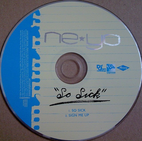 Ne-Yo : So Sick (CD, Single)