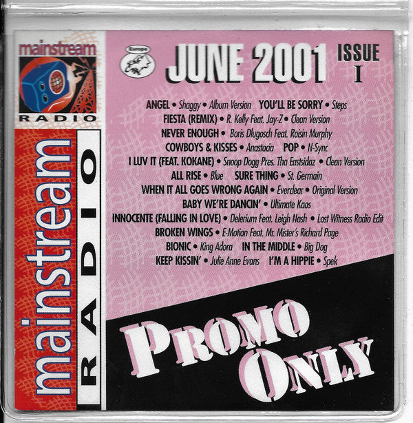 Various : Promo Only Mainstream Radio: June 2001 Issue I (CD, Comp, Promo)