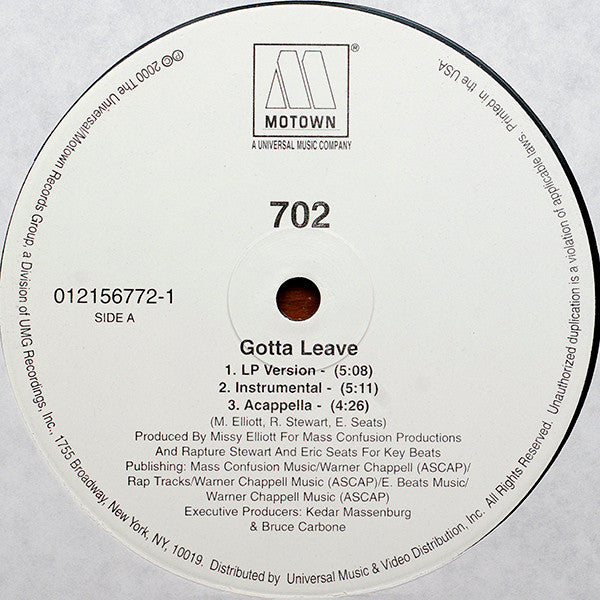 702 : Gotta Leave (12")
