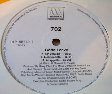 702 : Gotta Leave (12")