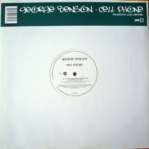 George Benson : Cell Phone (12")
