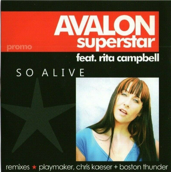 Avalon Superstar Feat. Rita Campbell : So Alive (CD, Single, Promo)