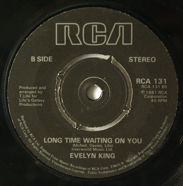 Evelyn King : If You Want My Lovin' (7", 4-p)